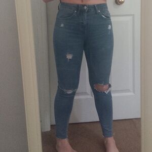 Wild fable high rise ripped skinny jeans